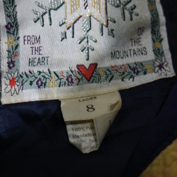 VTG OBERMEYER Multicolor Ski Jacket Sz 8 Wmn - Picture 5 of 15